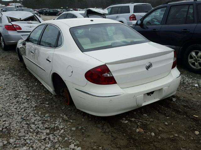 2G4WE567651253117 - 2005 BUICK LACROSSE C WHITE photo 3