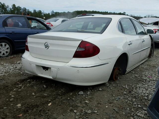 2G4WE567651253117 - 2005 BUICK LACROSSE C WHITE photo 4