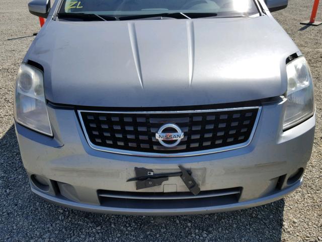 3N1AB61E48L748196 - 2008 NISSAN SENTRA 2.0 GRAY photo 9