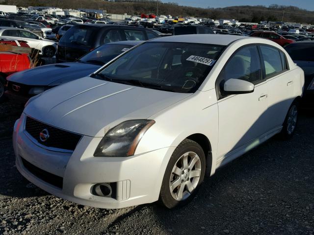 3N1AB6AP8AL716343 - 2010 NISSAN SENTRA 2.0 WHITE photo 2