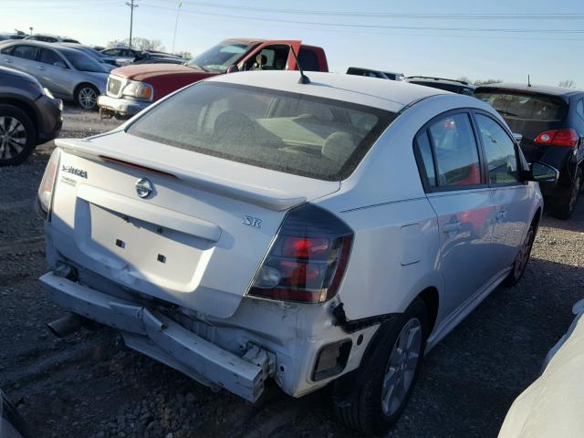 3N1AB6AP8AL716343 - 2010 NISSAN SENTRA 2.0 WHITE photo 4