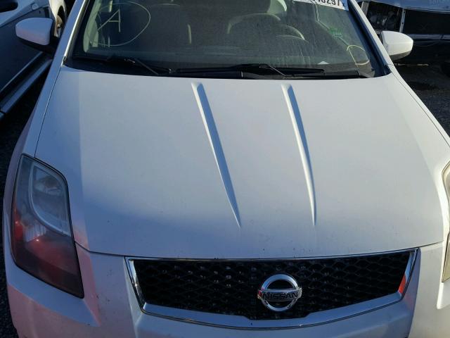 3N1AB6AP8AL716343 - 2010 NISSAN SENTRA 2.0 WHITE photo 7