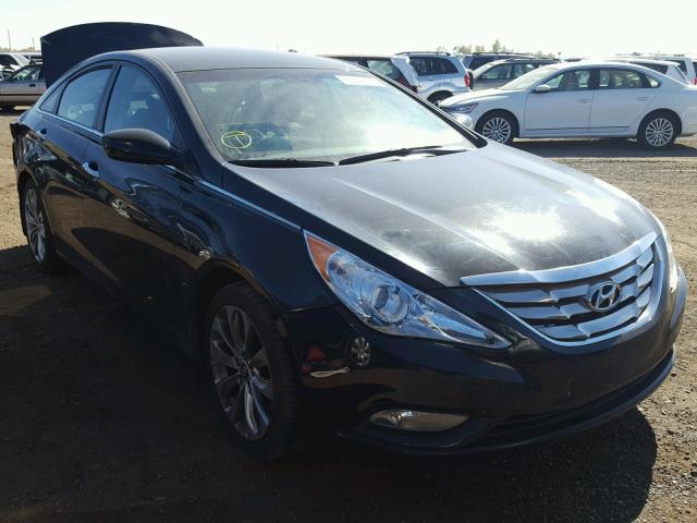 5NPEC4AC6DH599301 - 2013 HYUNDAI SONATA SE BLACK photo 1