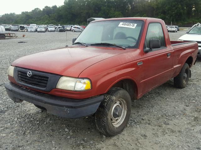 4F4YR12C1XTM33249 - 1999 MAZDA B2500 BURGUNDY photo 2