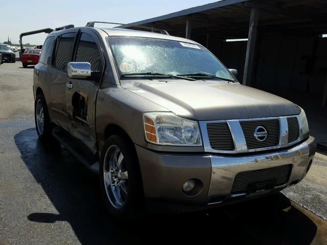 5N1AA08A46N703087 - 2006 NISSAN ARMADA SE BROWN photo 1