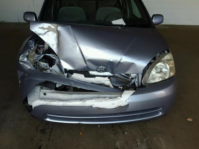 JT2BK12U320057331 - 2002 TOYOTA PRIUS SILVER photo 9