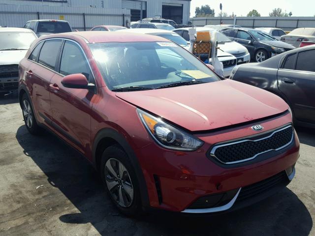 KNDCB3LC9H5100966 - 2017 KIA NIRO FE RED photo 1