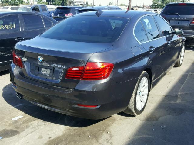 WBAFV3C57FD686850 - 2015 BMW 535 D CHARCOAL photo 4