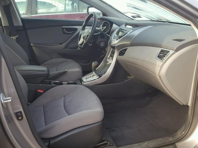 KMHDH4AE2BU108462 - 2011 HYUNDAI ELANTRA GRAY photo 5