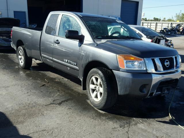 1N6BA06F18N332428 - 2008 NISSAN TITAN XE CHARCOAL photo 1