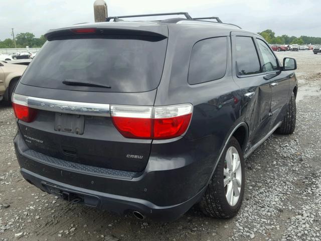 1D4SE4GT6BC695428 - 2011 DODGE DURANGO CR CHARCOAL photo 4