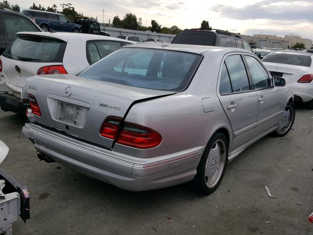 WDBJF74J8YB014158 - 2000 MERCEDES-BENZ E 55 AMG SILVER photo 4