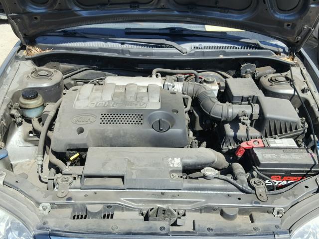 KNAFB121335264544 - 2003 KIA SPECTRA BA GRAY photo 7