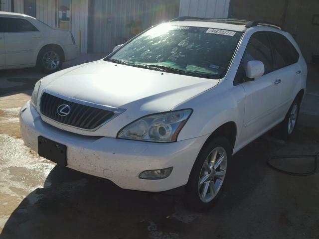 2T2GK31U49C080199 - 2009 LEXUS RX 350 WHITE photo 2