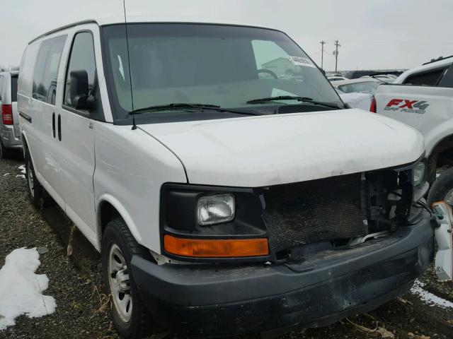 1GCSGAFX1C1196673 - 2012 CHEVROLET EXPRESS G1 WHITE photo 1