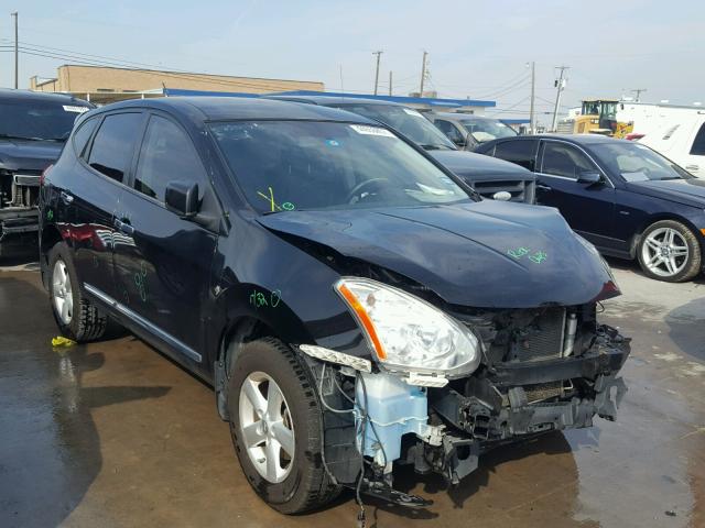 JN8AS5MT7DW032502 - 2013 NISSAN ROGUE S BLACK photo 1