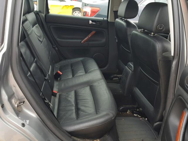 WVWRH63B63E088172 - 2003 VOLKSWAGEN PASSAT GLX GRAY photo 6
