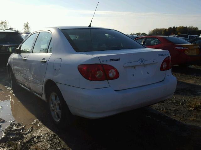 2T1BR32E17C800749 - 2007 TOYOTA COROLLA CE WHITE photo 3