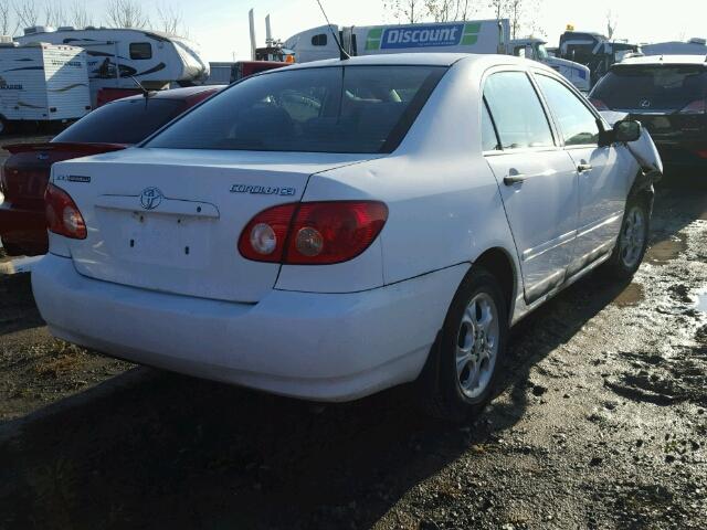 2T1BR32E17C800749 - 2007 TOYOTA COROLLA CE WHITE photo 4