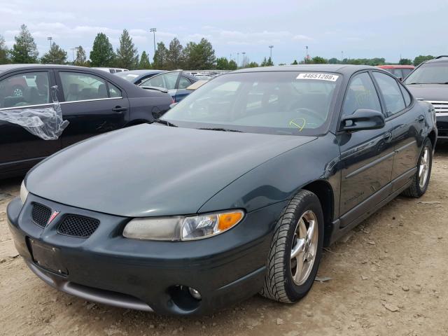 1G2WP52K31F195628 - 2001 PONTIAC GRAND PRIX GREEN photo 2