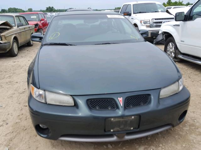 1G2WP52K31F195628 - 2001 PONTIAC GRAND PRIX GREEN photo 9