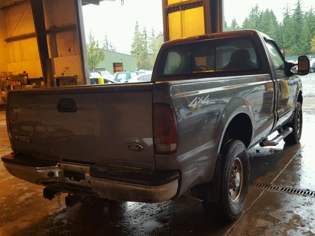 1FTNF21S92EB05562 - 2002 FORD F250 GRAY photo 4