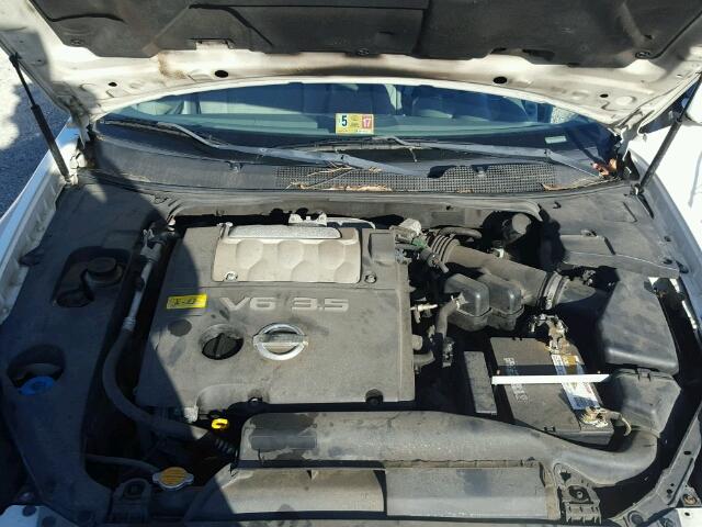 1N4BA41E44C821166 - 2004 NISSAN MAXIMA WHITE photo 7