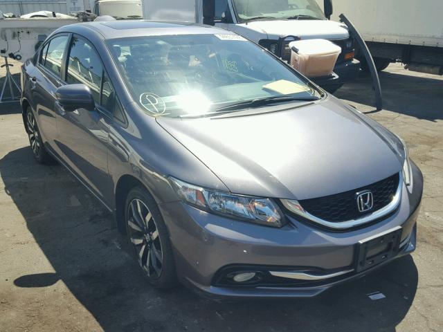 19XFB2F90EE273332 - 2014 HONDA CIVIC EXL 灰色 照片 1