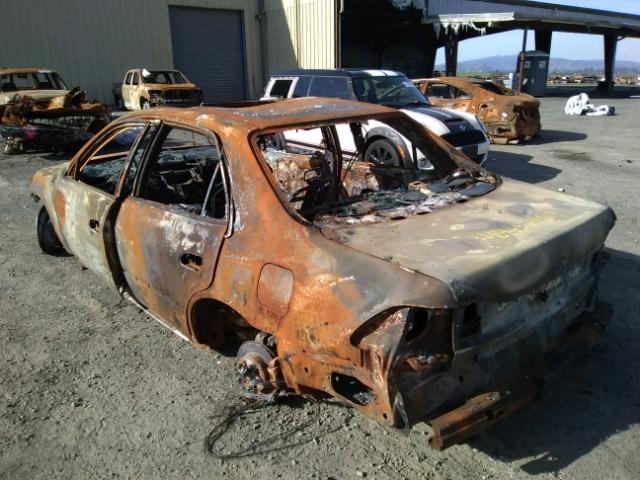 1HGCG16532A053033 - 2002 HONDA ACCORD EX BURN photo 3