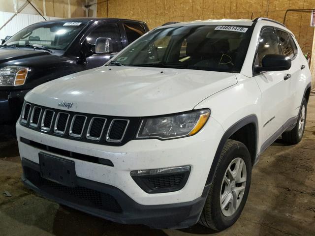 3C4NJDAB7JT126807 - 2018 JEEP COMPASS SP 白色 照片 2