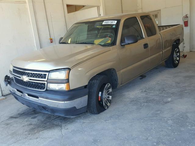 1GCEC19X76Z102516 - 2006 CHEVROLET SILVERADO TAN photo 2