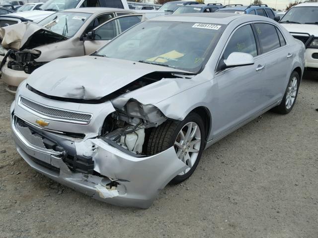 1G1ZG5E73CF102215 - 2012 CHEVROLET MALIBU LTZ SILVER photo 2