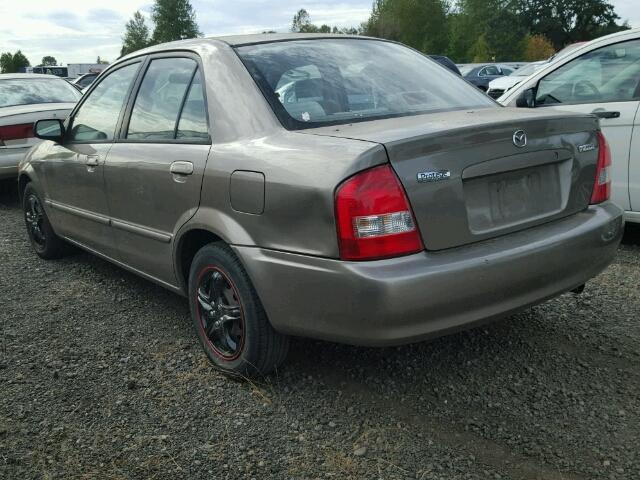 JM1BJ2227X0152531 - 1999 MAZDA PROTEGE DX BEIGE photo 3