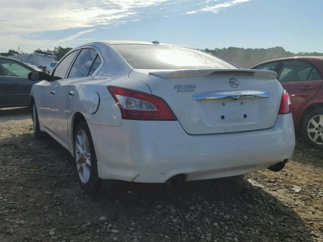 1N4AA51E89C821146 - 2009 NISSAN MAXIMA S WHITE photo 3