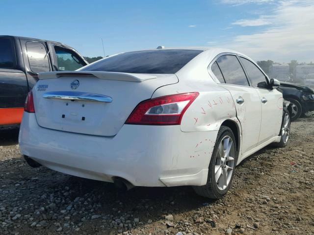 1N4AA51E89C821146 - 2009 NISSAN MAXIMA S WHITE photo 4