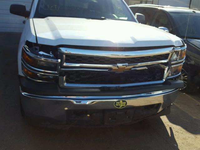 3GCUKPEH1EG256766 - 2014 CHEVROLET SILVERADO WHITE photo 9