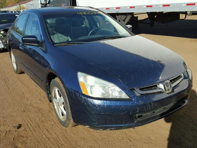 1HGCM56624A098153 - 2004 HONDA ACCORD EX BLUE photo 1