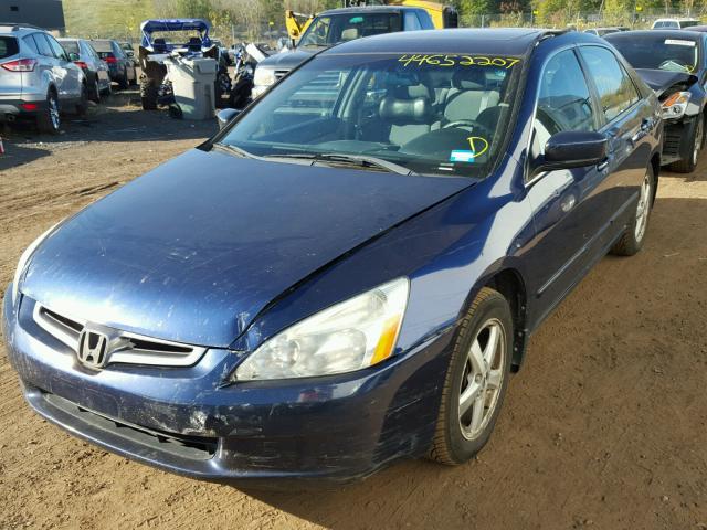 1HGCM56624A098153 - 2004 HONDA ACCORD EX BLUE photo 2