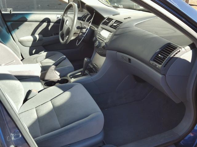 1HGCM56624A098153 - 2004 HONDA ACCORD EX BLUE photo 5