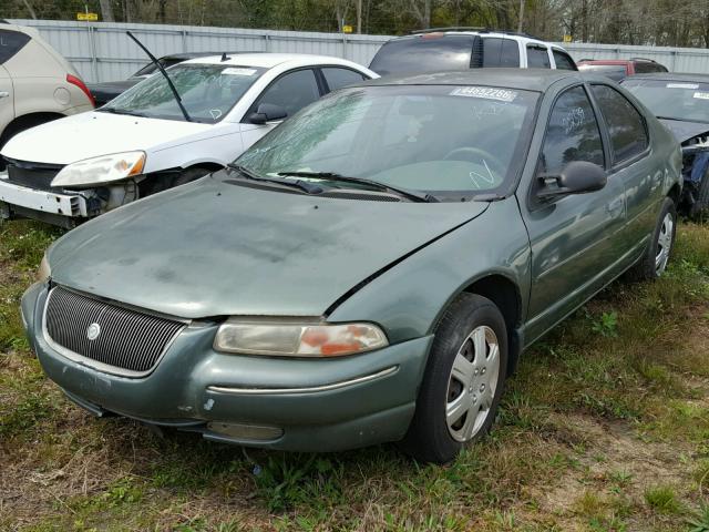 1C3EJ56H7TN100427 - 1996 CHRYSLER CIRRUS GREEN photo 2