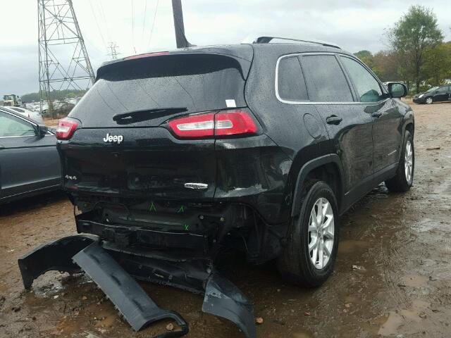 1C4PJMCS3FW755522 - 2015 JEEP CHEROKEE L BLACK photo 4