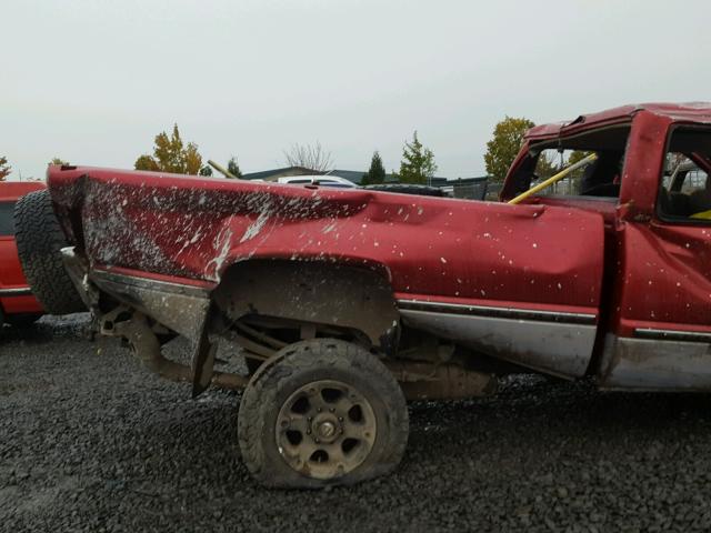 3B7KF23D3VM557863 - 1997 DODGE RAM 2500 RED photo 10