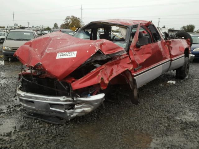 3B7KF23D3VM557863 - 1997 DODGE RAM 2500 RED photo 2