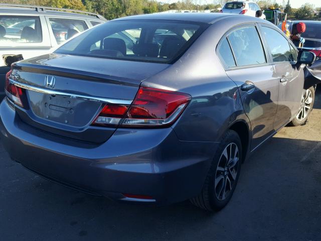 19XFB2F87FE298625 - 2015 HONDA CIVIC EX GRAY photo 4