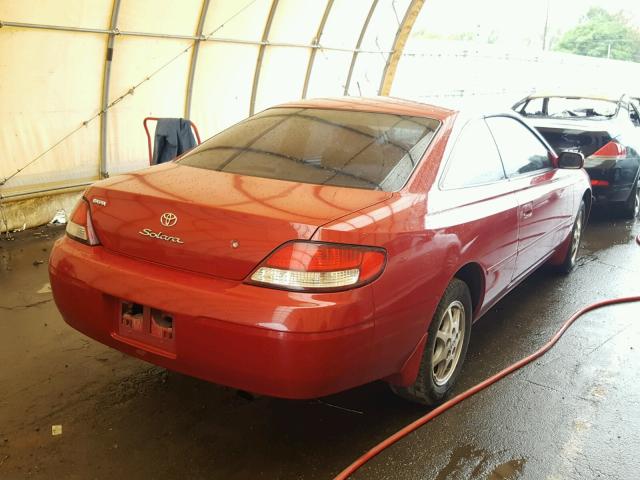 2T1CG22P2YC408208 - 2000 TOYOTA CAMRY SOLA RED photo 4