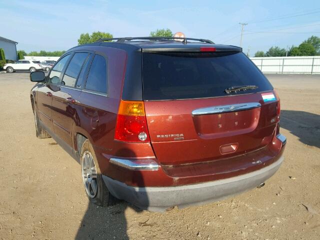 2A8GM68X07R102737 - 2007 CHRYSLER PACIFICA T BURGUNDY photo 3