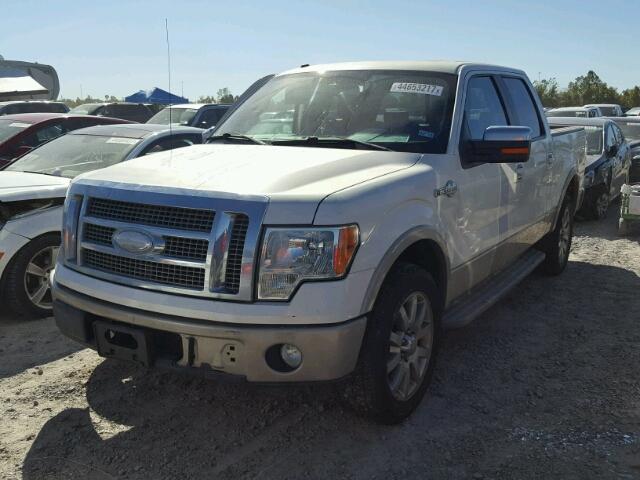 1FTPW12V89KB45445 - 2009 FORD F150 SUPER WHITE photo 2