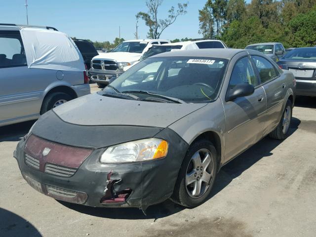 1B3EL46X02N337509 - 2002 DODGE STRATUS SE GOLD photo 2