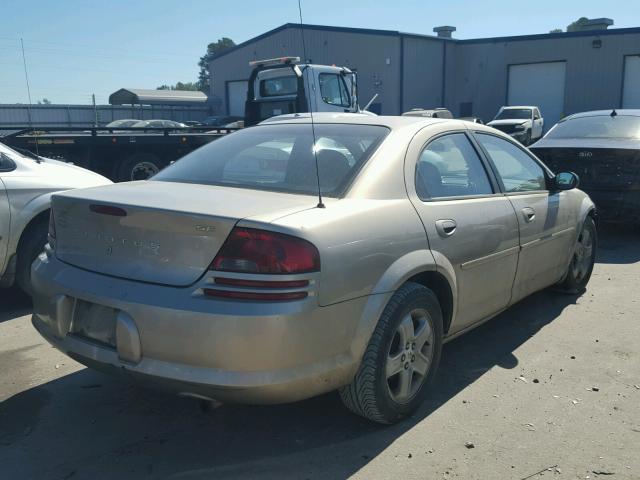 1B3EL46X02N337509 - 2002 DODGE STRATUS SE GOLD photo 4