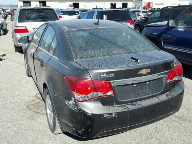 1G1PC5SB4E7357397 - 2014 CHEVROLET CRUZE GRAY photo 3